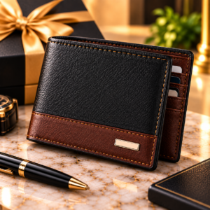 Men’s Classic Black & Brown Wallet