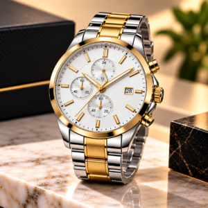 Men’s Two-Tone Gold & Silver Classic Watch